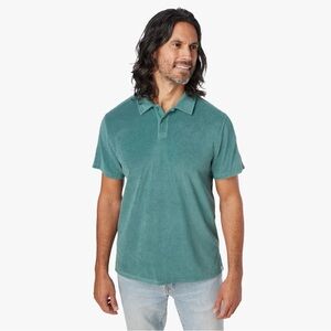 *NWT* Fair Harbor Ravello Terry Polo, Men’s Large, Seapine Green